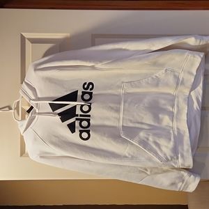 Adidas white hoodie